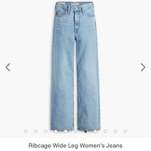 Levi’s Rib Cage wide leg Jean size 25